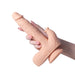 Colter App Controlled Realistic 8.5" Thrusting Dildo Vibrator W/clit Licker - Ivory - SexToy.com