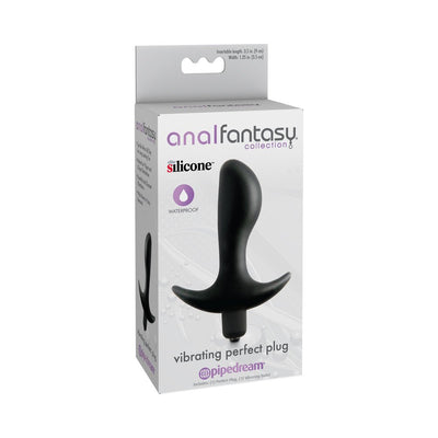 Anal Fantasy Vibrating Perfect Plug Black | SexToy.com