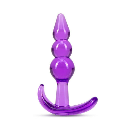 B Yours Triple Bead Anal Plug Purple - SexToy.com