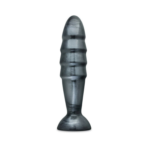 Jet Destructor Carbon Metallic Black Butt Plug - SexToy.com