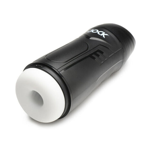 Jock 9x Sucking & Vibrating Masturbator White - SexToy.com